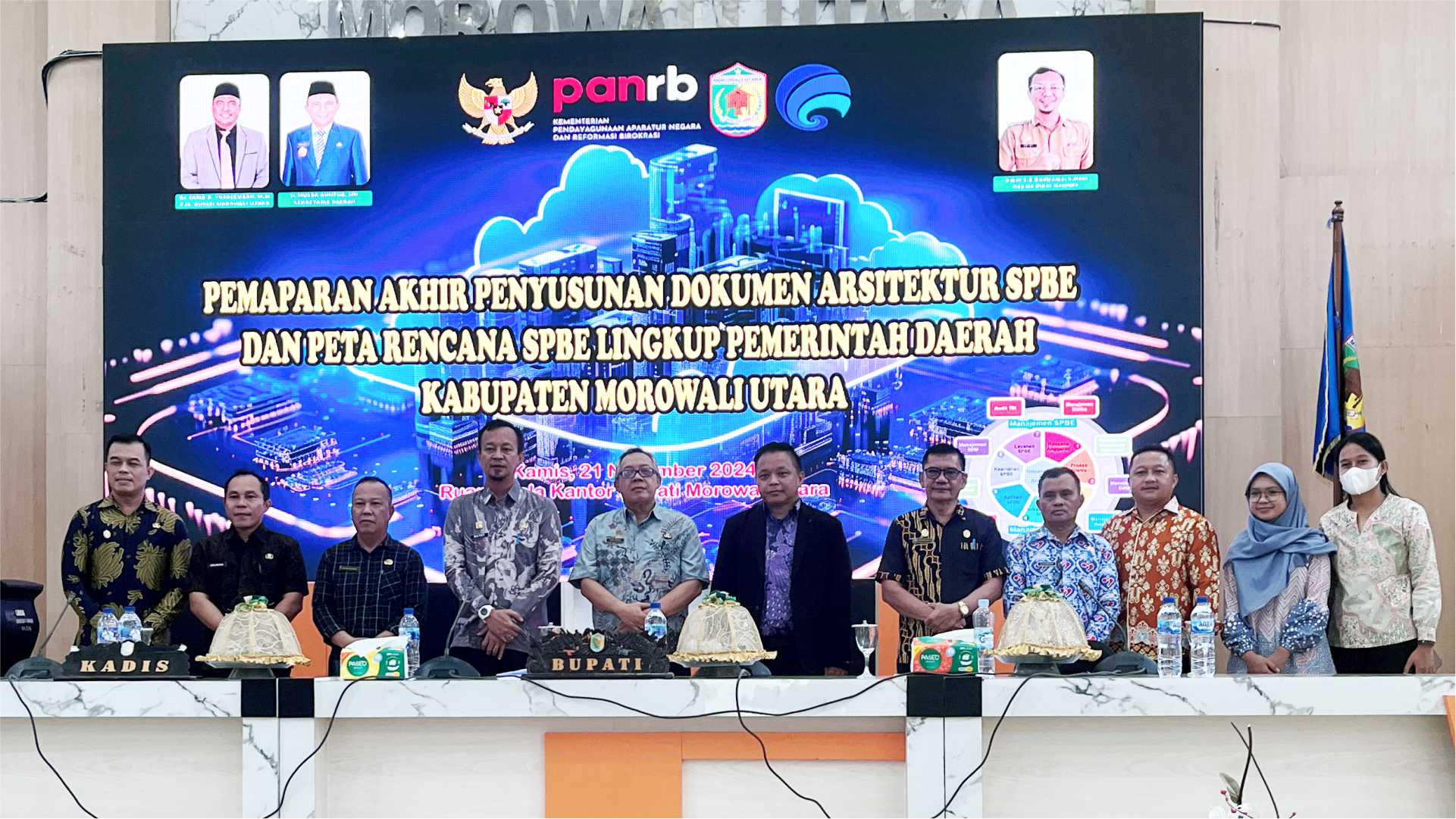 Kabuparen Morowali Utara: Penyusunan Dokumen Arsitektur dan Peta Rencana SPBE 2024