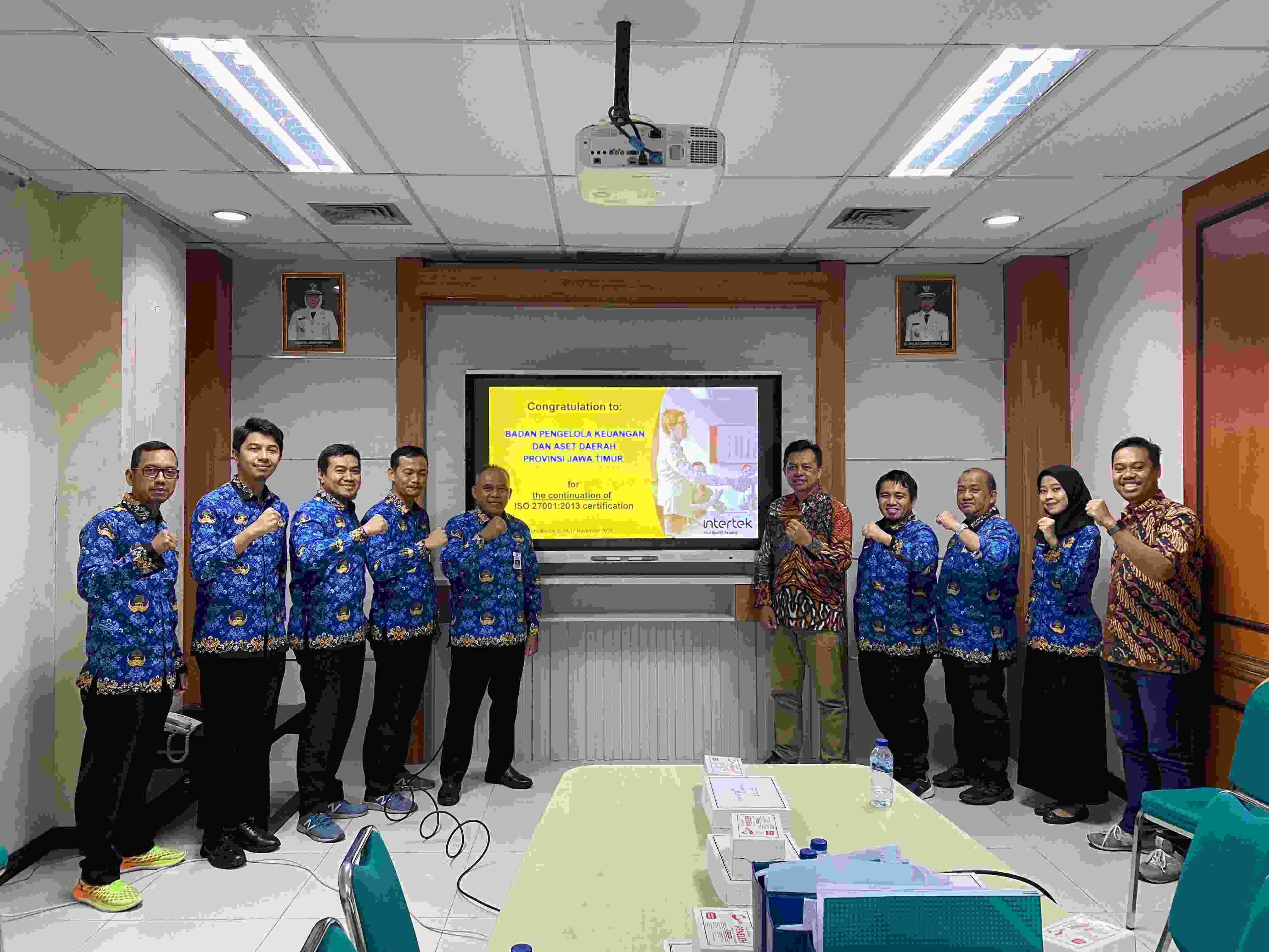 BPKAD Provinsi Jawa Timur: Pendampingan Surveillance Tahap 2 ISO 27001:2013