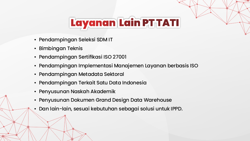 Produk Layanan TATI Lainnya