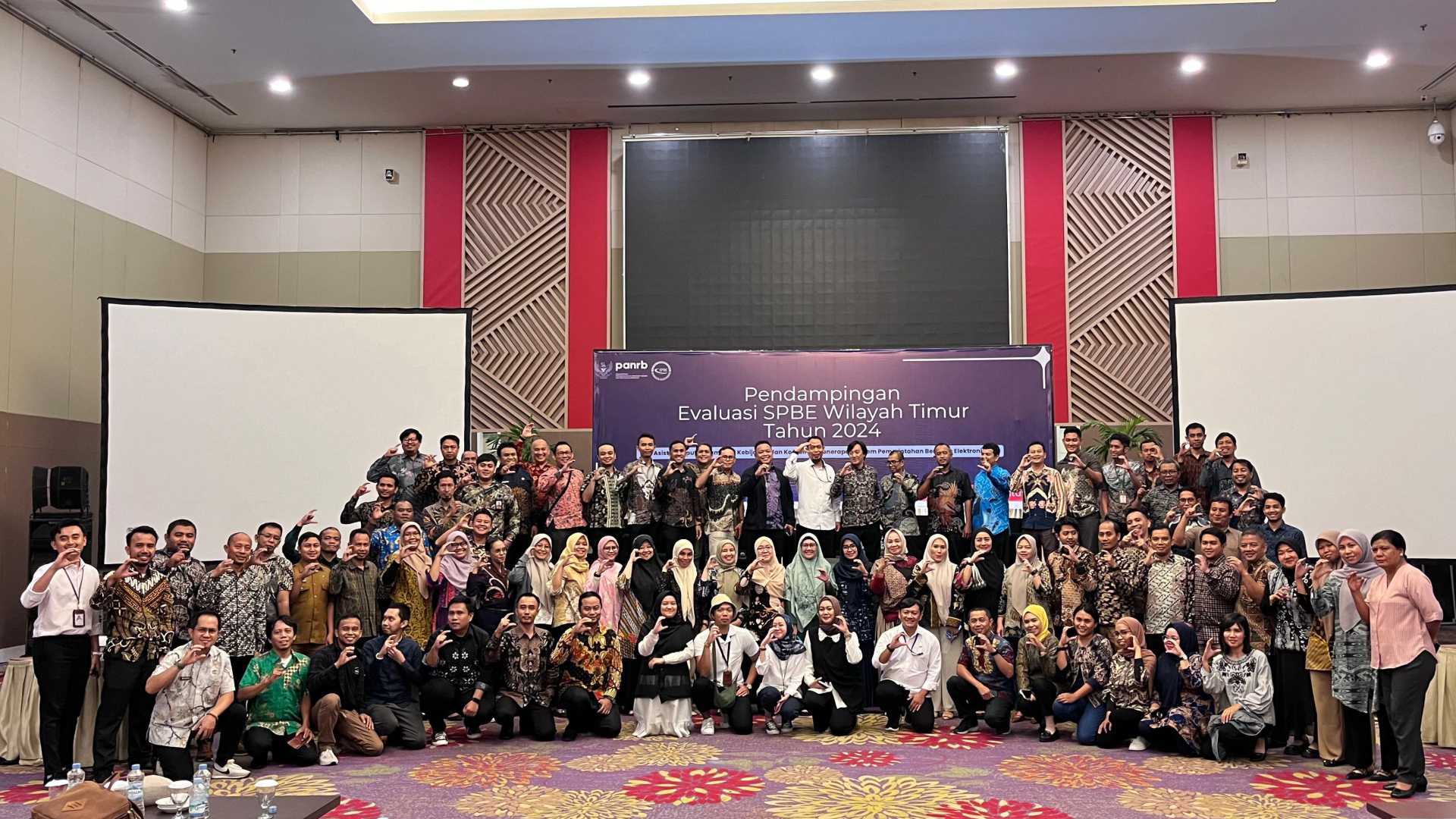 Gambar berita: Pendampingan Evaluasi SPBE Wilayah Timur Tahun 2024: pemdampingan penuh dalam memahami dan menyelesaikan proses penilaian mandiri Evaluasi SPBE
